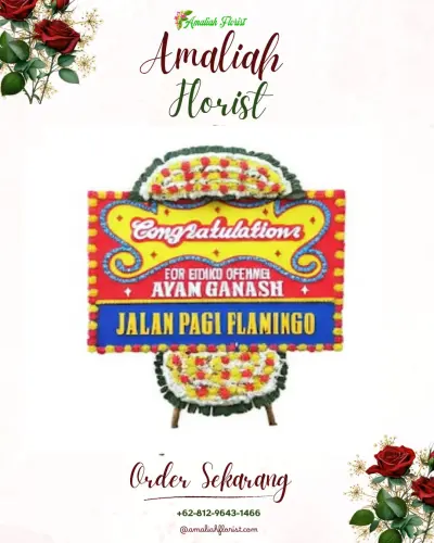 Bunga Papan Congratulation di Suwaru